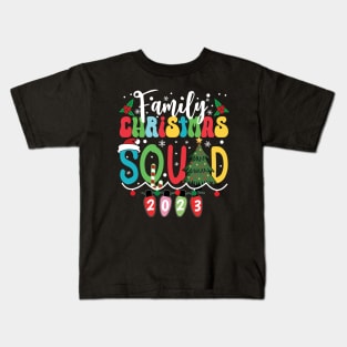 Family Christmas Squad 2023 Kids T-Shirt